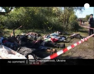 Collision between a bus and a goods... - no comment