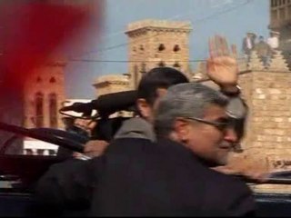 Ahmadinejad given hero's welcome in Lebanon