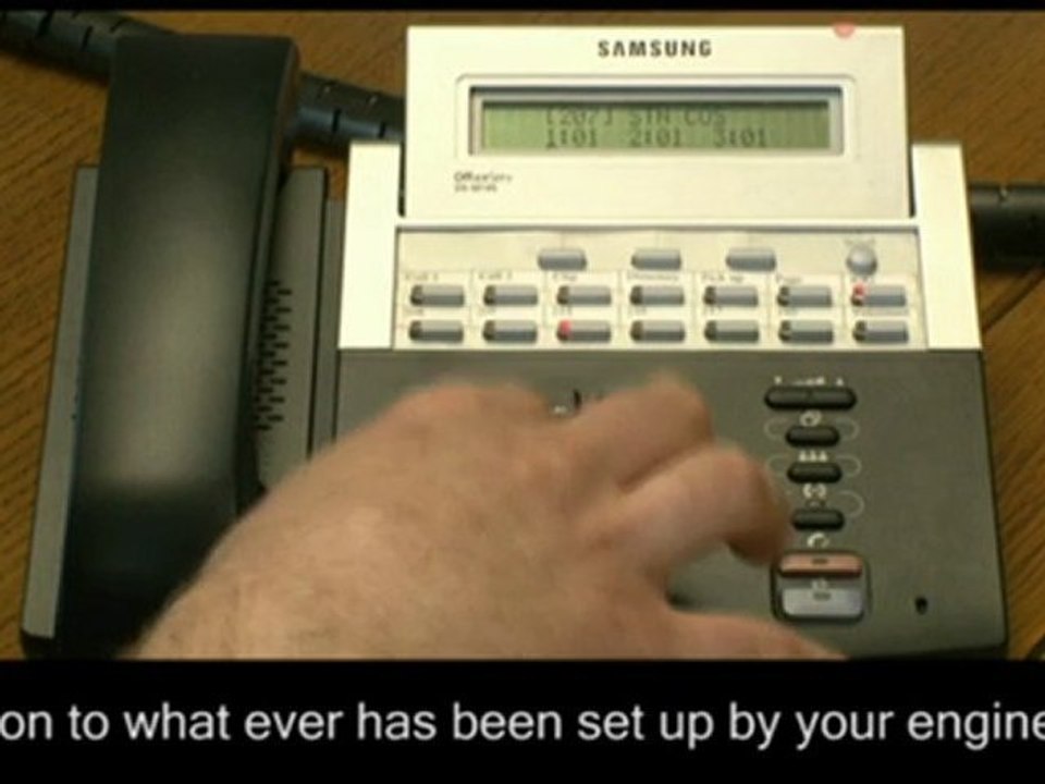 How to Change COS on an OfficeServ Telephone System
