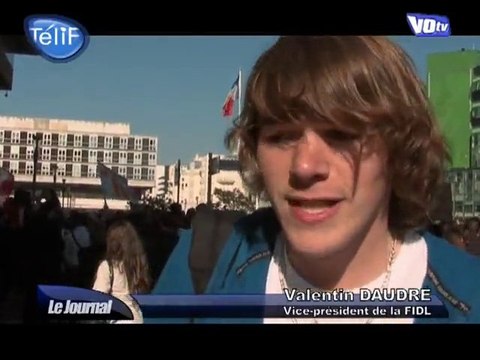 Retraites : manifestations de lycéens (Val-d'Oise)