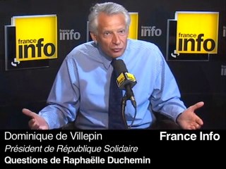 Villepin: "Les jeunes ont des raisons de s'inquiéter"