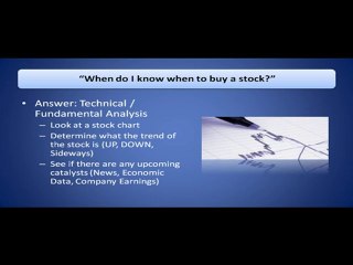 HOT STOCK TIPS!! WHEN to buy a stock