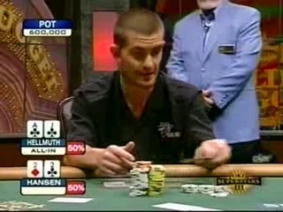 Gus Hansen going crazy 1/4 All in every hands!