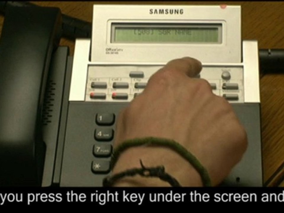 How to Tag a Group on an OfficeServ Telephone System