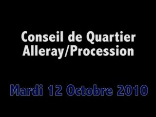 Conseil de Quartier Alleray/Procession du 12/10/10