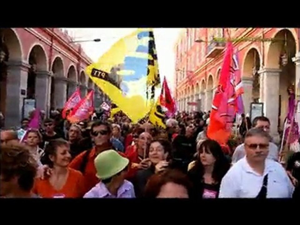 manifestation contre la reforme des retraites Nice