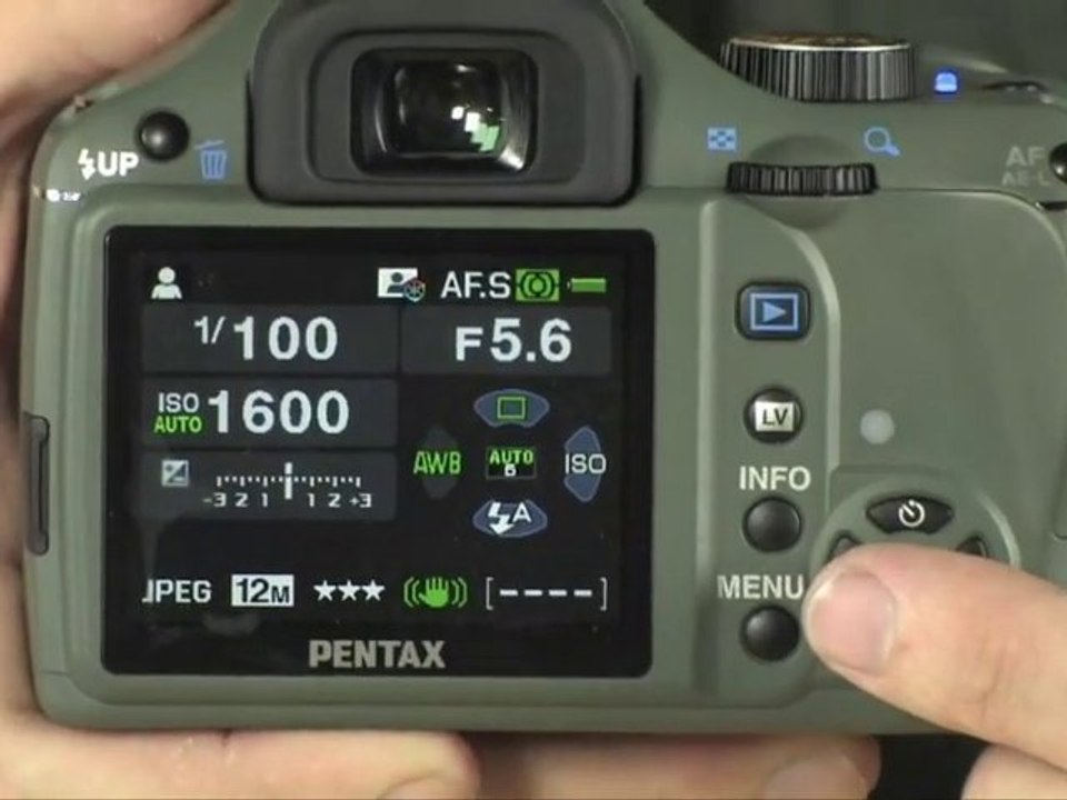 Pentax K-X DSLR Digital Camera and 18-55MM Lens