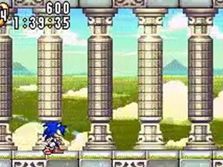 sonic advance angle island sonic vs mech knukles