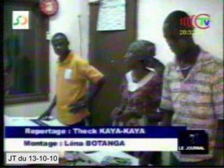 Bienvenu Okiemy visite Télé Pointe-Noire