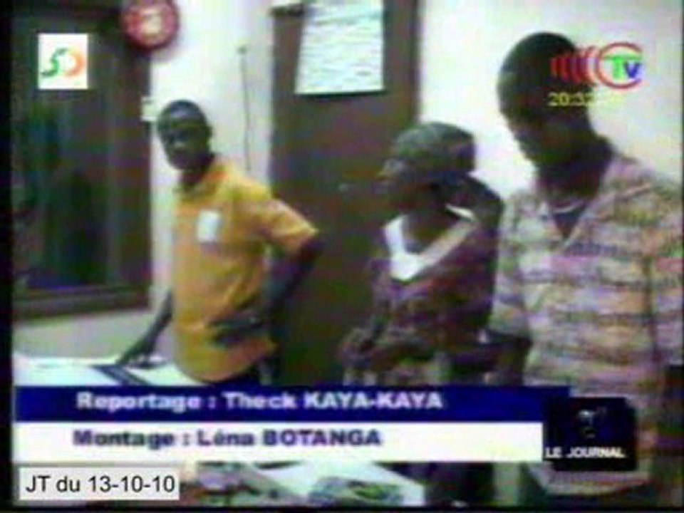 Bienvenu Okiemy visite Télé Pointe-Noire