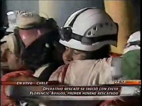 12-10-2010 Los mineros de Chile son rescatados de la mina.