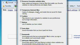 How to Clear Cache & Delete Browser History on IE8