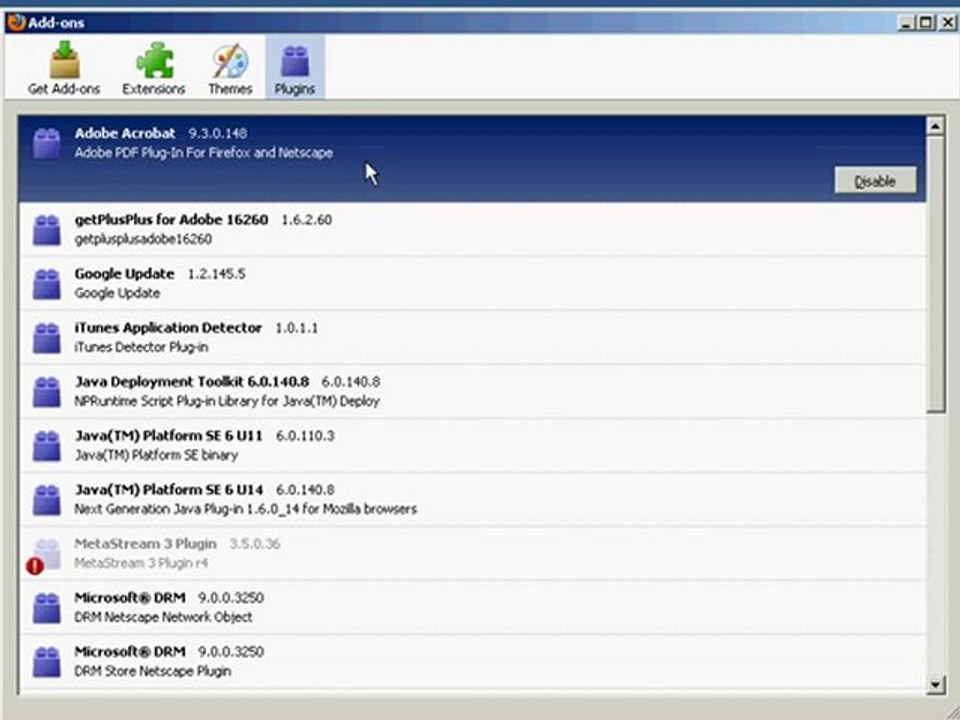 How to Enable/Disable Browser Add-ons in Mozilla Firefox