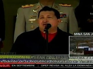 Venezuela y Rusia mantendrán cooperación nuclear (Chávez)