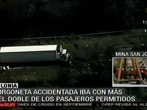 Furgoneta que se accidentó en Polonia llevaba más pasajeros de lo permitido