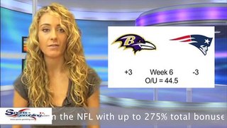 Ravens vs Patriots Free Online NFL Sportsbook Odds