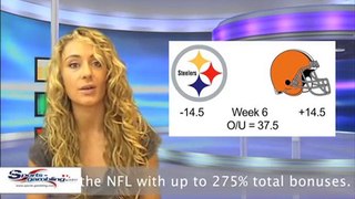 Steelers vs Browns Free Online NFL Sportsbook Odds
