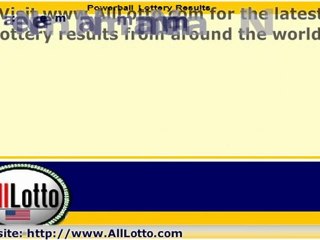 The Latest Powerball Lottery Results AllLotto.com