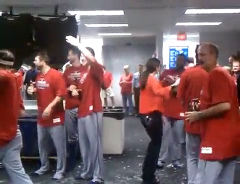 Dylin Prestly Texas Rangers Celebration Inside Locker Room 2