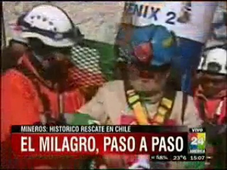 Video del Rescate de los mineros de chile