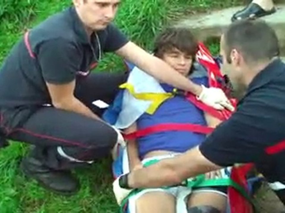 les secours pour Adrien U17