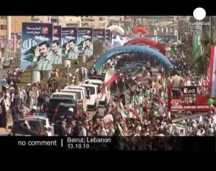 Ahmadinejad welcomed in Lebanon - no comment