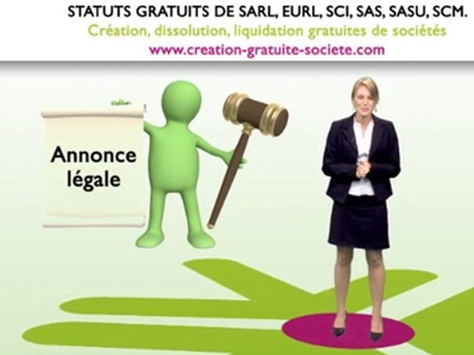 Statuts gratuits Sci, Sas, Sarl pour créer sa société