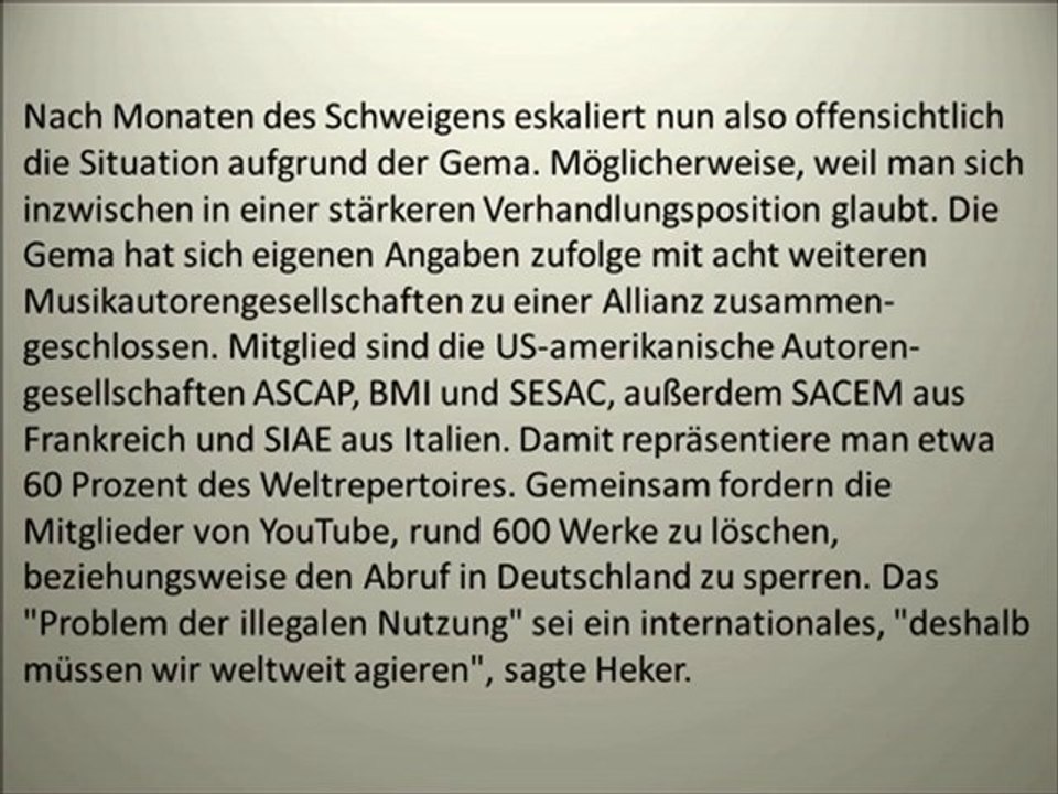 YouTube against GEMA.wmv