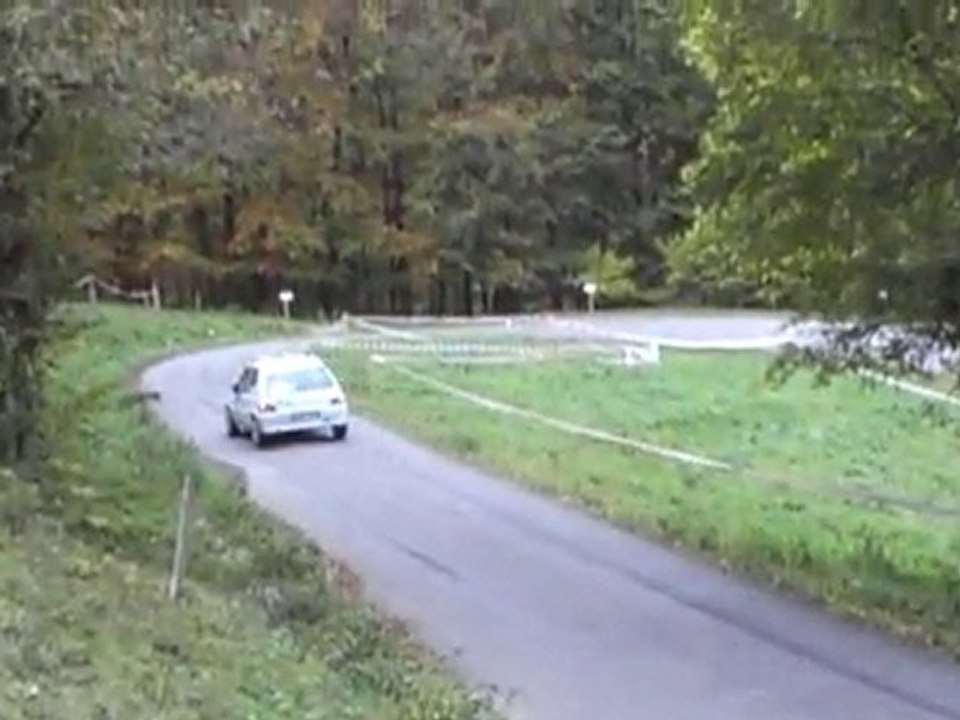 Rallye des bauges 2010.. tonneau de franck et moi..