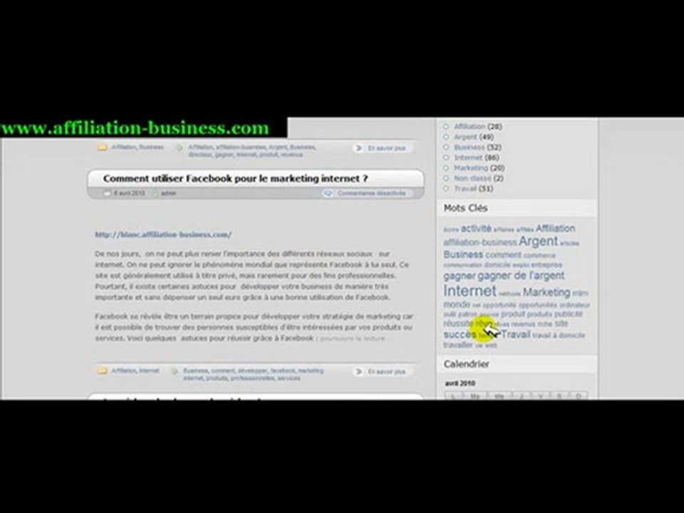 Votre publicité sur internet pour un faible coût !