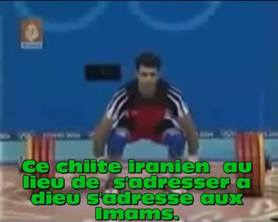 Sportif Chiite implorant autre que Dieu.Regardez le résultat