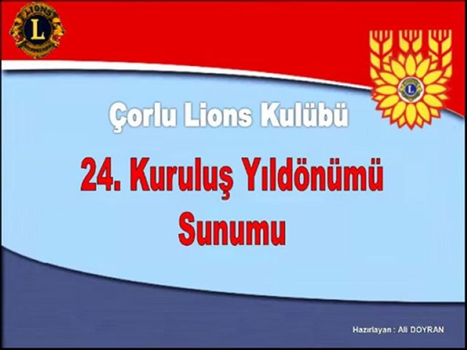 ÇLK 24.YIL SUNUMU 1986-2010