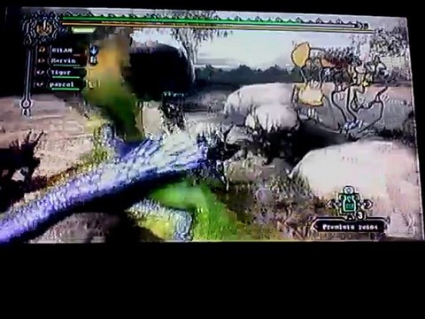 monster hunter 3 DYLAN & 3personnes vs qurupeco