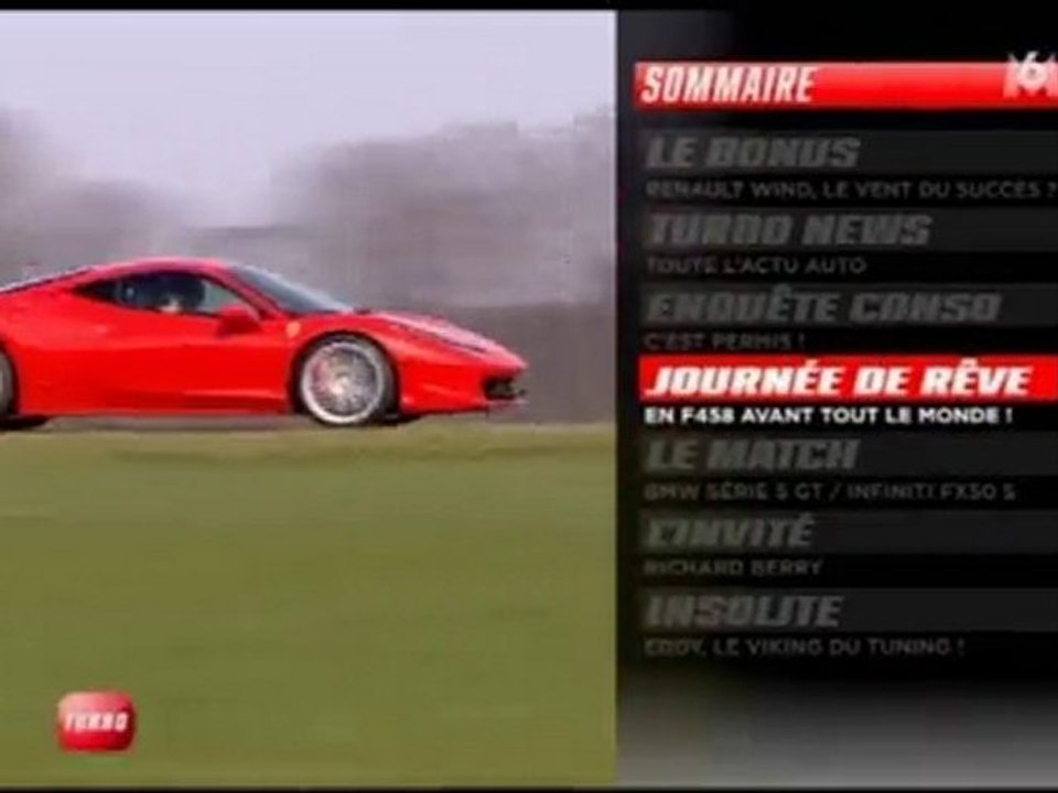 journée de rêve en Ferrari F458 Italia