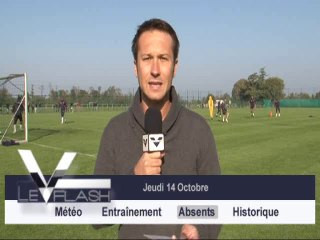 Le Flash de GirondinsTV du jeudi 14 octobre