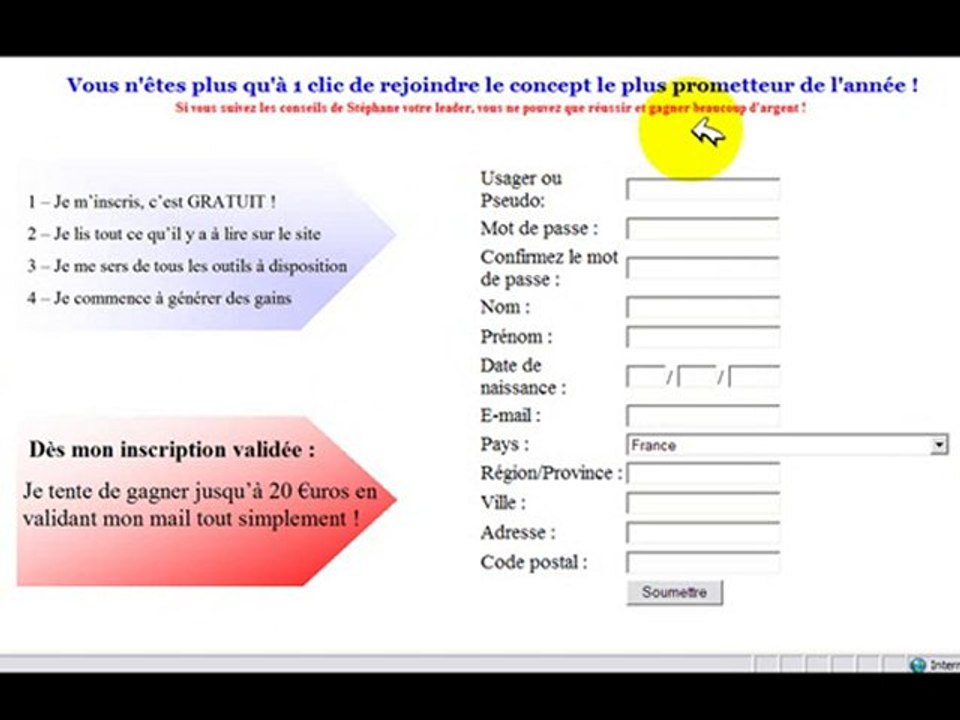 comment s'inscrire