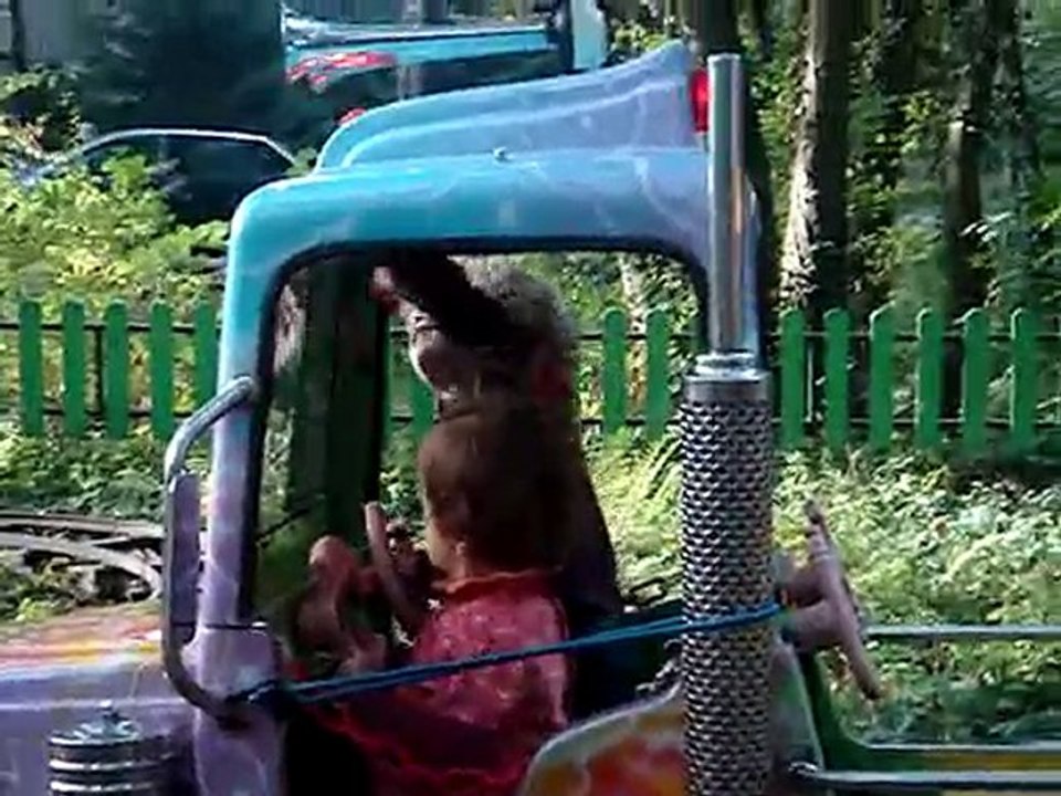 Romann et Nina dans le manège