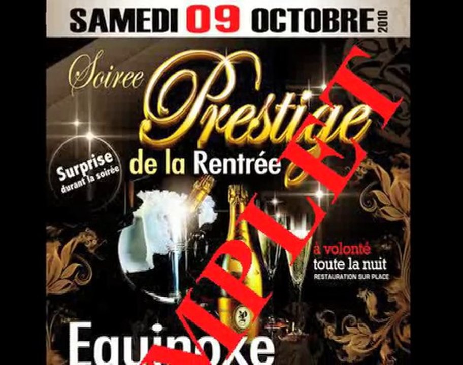 Videomix Soirée Prestige "La rentrée" - PARIS - 09 oct 2010