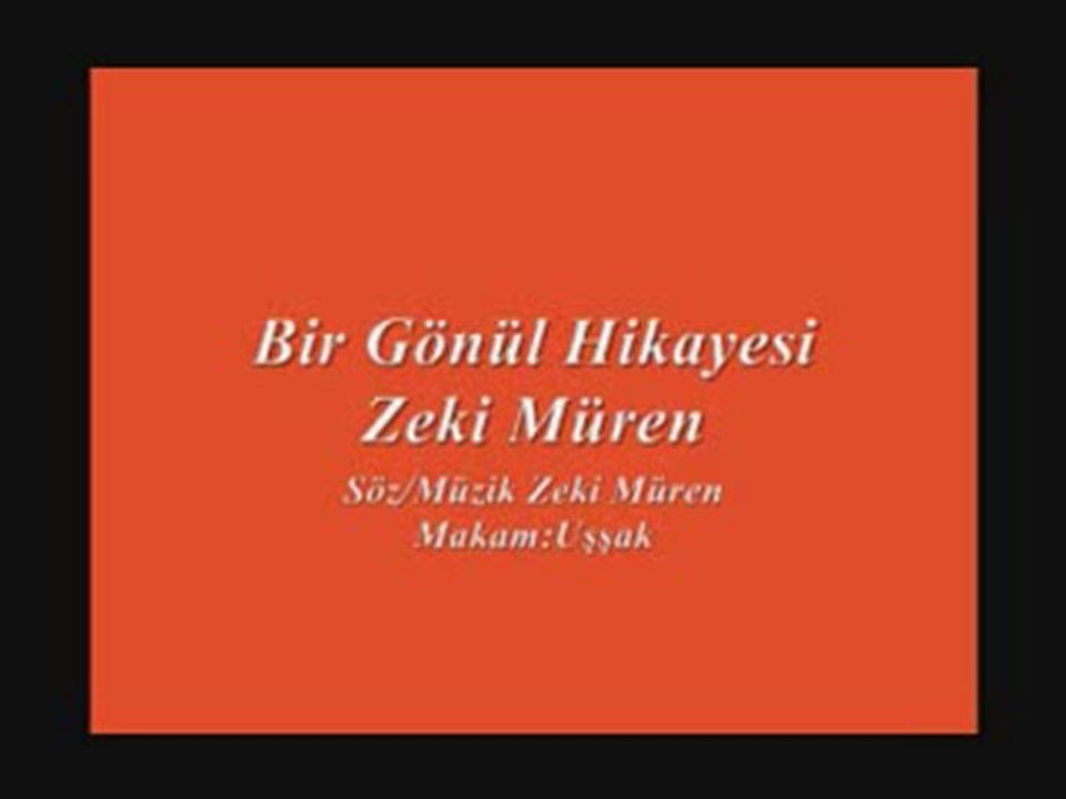 zeki müren - bir gönül hikayesi