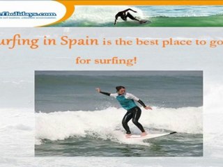Fun Surfing In Spain
