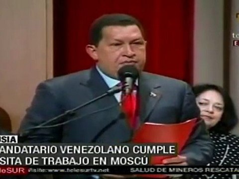 Chávez inicia una visita oficial a Rusia donde firmará una oleada de convenios