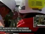 Urge una revisión de parámetros de seguridad en minería (Sindicato de Antioquia)