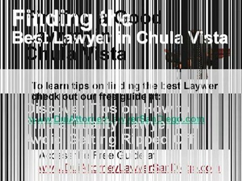 DUI Lawyer Chula Vista, San Diego DUI Attorney
