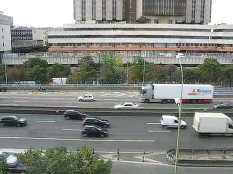 Paris : périphérique porte de Saint Ouen