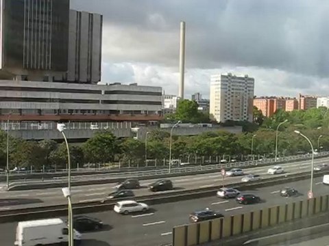 Paris : périphérique porte de Saint Ouen