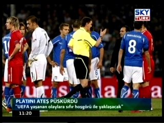 Platini Ateş Püskürdü