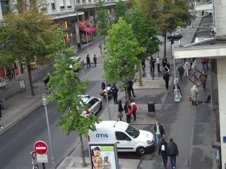 Incident lycéens - Nantes rue du Calvaire.