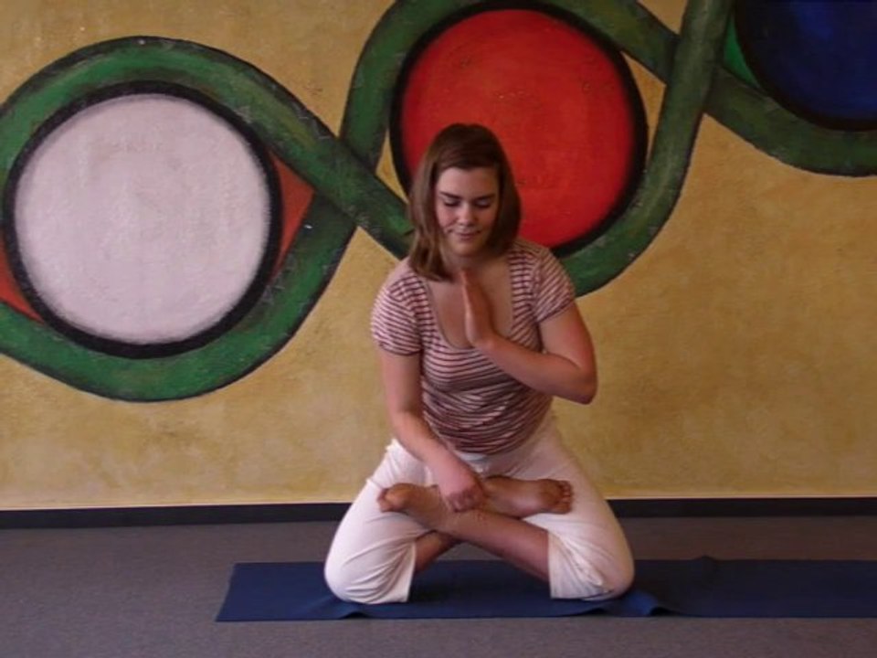 Parvatasana, der Yoga Berg, fortgeschrittene Asana