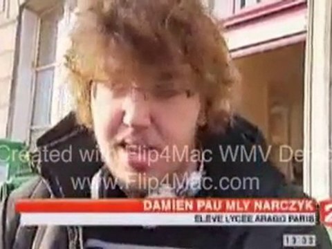 Blocus du Lycée Hector Berlioz de Vincennes le 14 10 2010