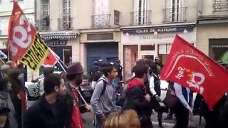 Manifestation des lycéens à Versailles
